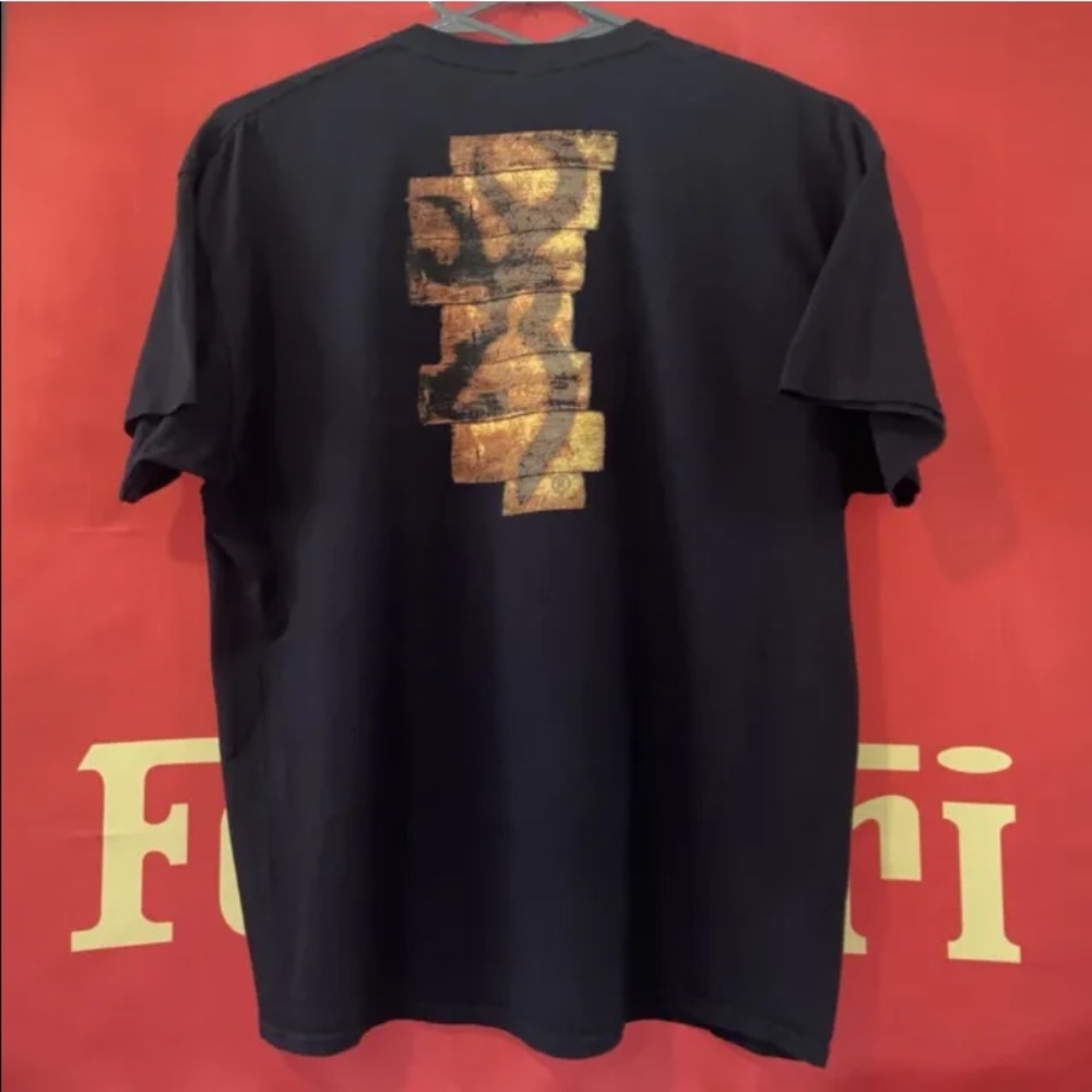 Browning Deer Logo on Wood Print Shirt Really Good Condition. Great Graphic 2XL